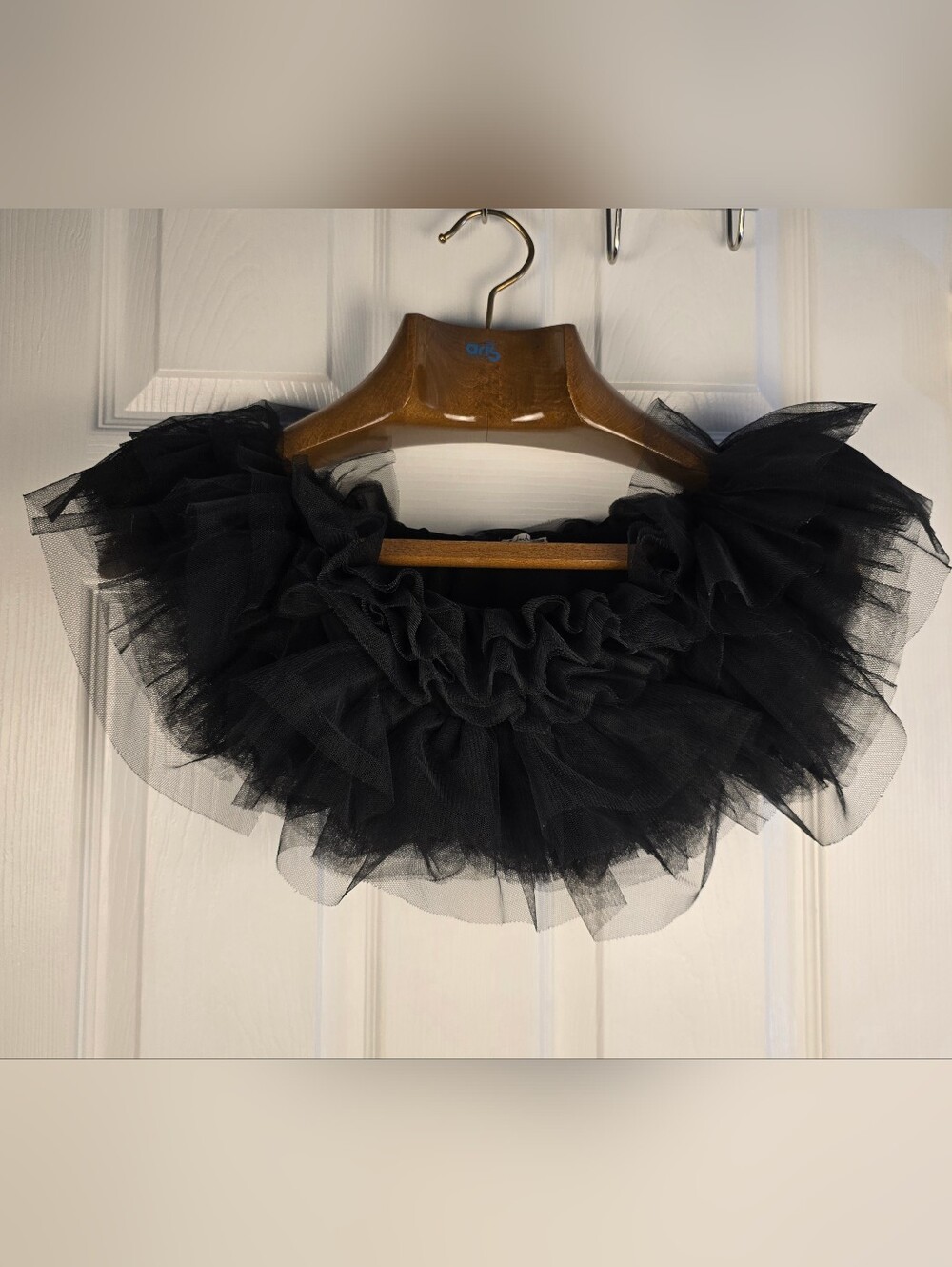Free People Black Tiered Tulle Birthday Cake Top Boho Romantic